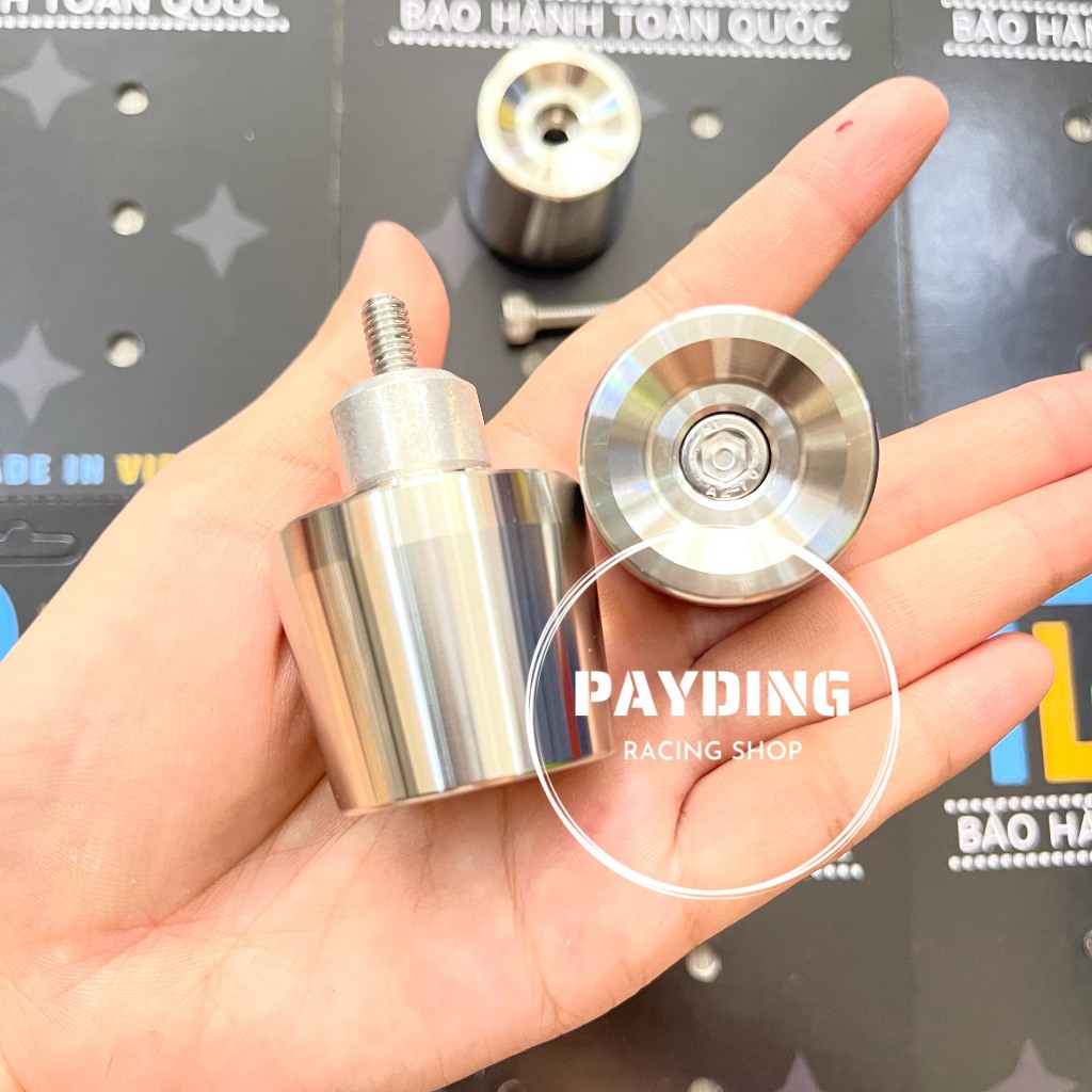   HÌNH THẬT  Gù Tạ SH 510g-Gù Tay Lái Inox304 Tặng Kèm Phụ Kiện Gắn Cho Các Dòng Xe-Trừ những dòng xe tay ga đời mới 