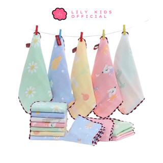 Set 5 khăn sữa sợi tre 6 lớp cho bé