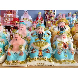 Cặp thần tài thổ địa đá ,thần tiền tài phát đá thờ cúng 2 màu hàng đẹp cao cấp