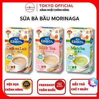 Sữa Bầu Morinaga Nội Địa Nhật Hộp 12 Gói Vị Matcha, Trà Sữa, Cafe Bổ Sung Canxi Sắt [Tokyo Official]