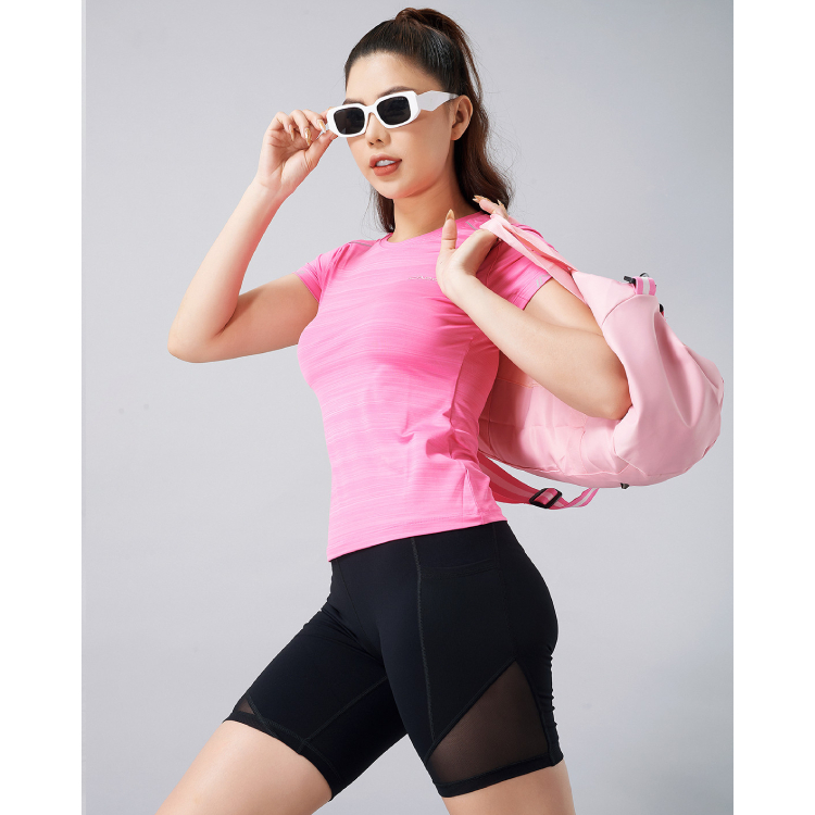 Quần Đùi Nữ Tập Gym Yoga Lưng Cao Che Bụng, Siêu Co Giãn, Không Xù, Chính Hãng ICADO QL4