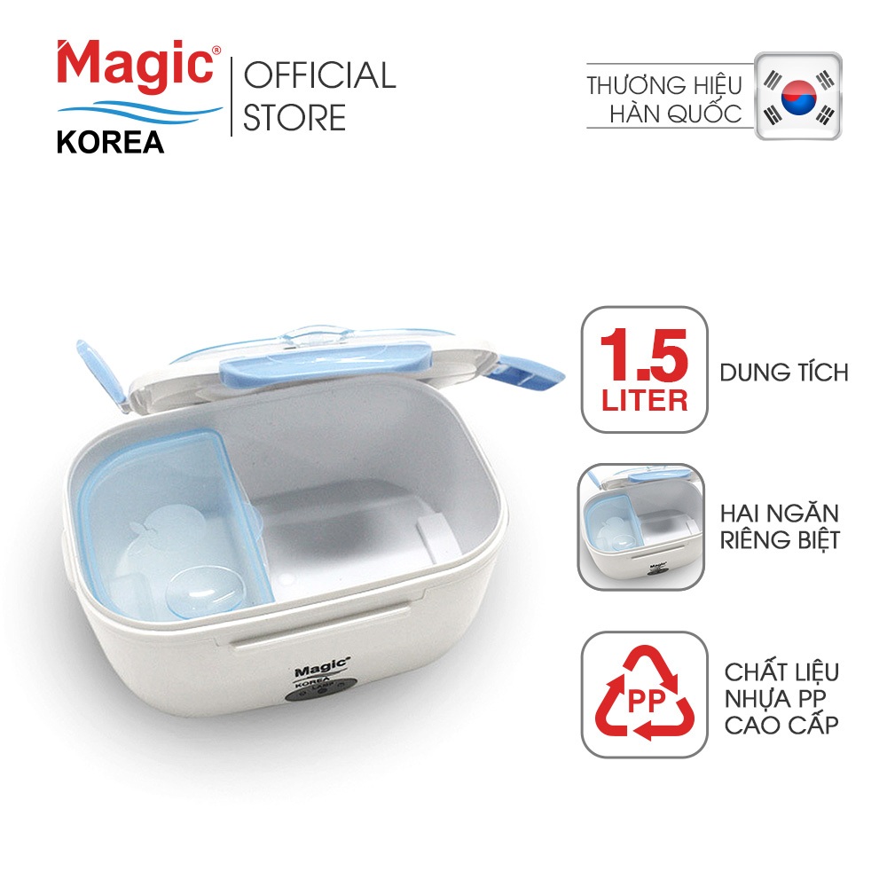 Hộp cơm điện hâm nóng Magic Korea A03 (Cam), hàng chính hãng