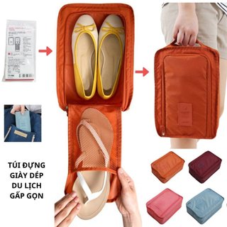 [Gấp gọn] Túi đựng giày dép chống thấm nước có thể gấp lại du lịch tiện lợi