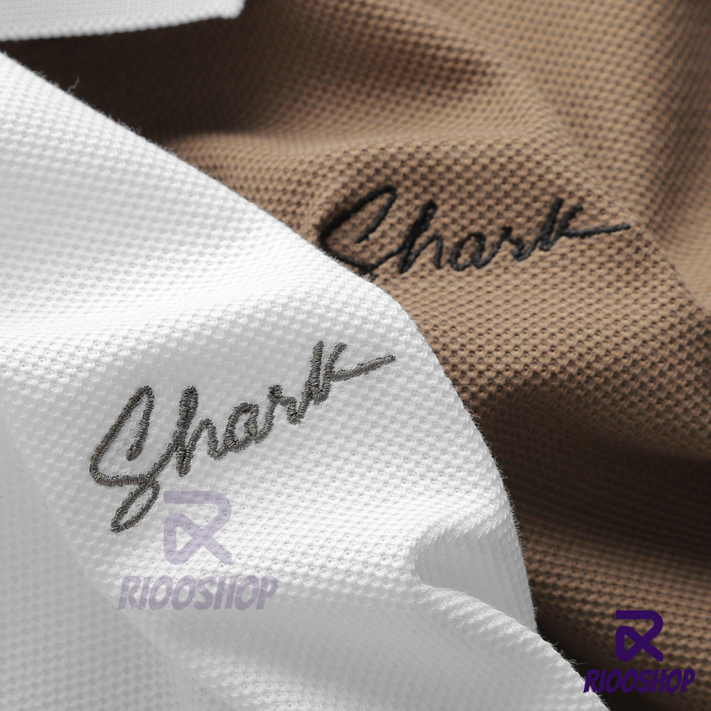 Áo thun nam polo, áo phông có cổ nam cao cấp màu trắng, nâu thiết kế đẹp RIOOSHOP RSP013 có size lớn, big size