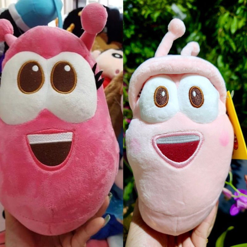Gấu bông Sâu larva hồng lớn