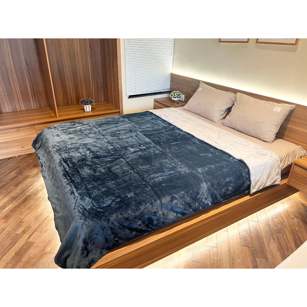 Chăn DUO CASHMERE - Siêu mềm - siêu ấm Kaiyo Nhật Bản. Hàng cao cấp chính hãng