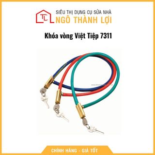 Khóa vòng xe đạp, xe máy chống trộm 07311, khóa vòng Việt Tiệp 7311