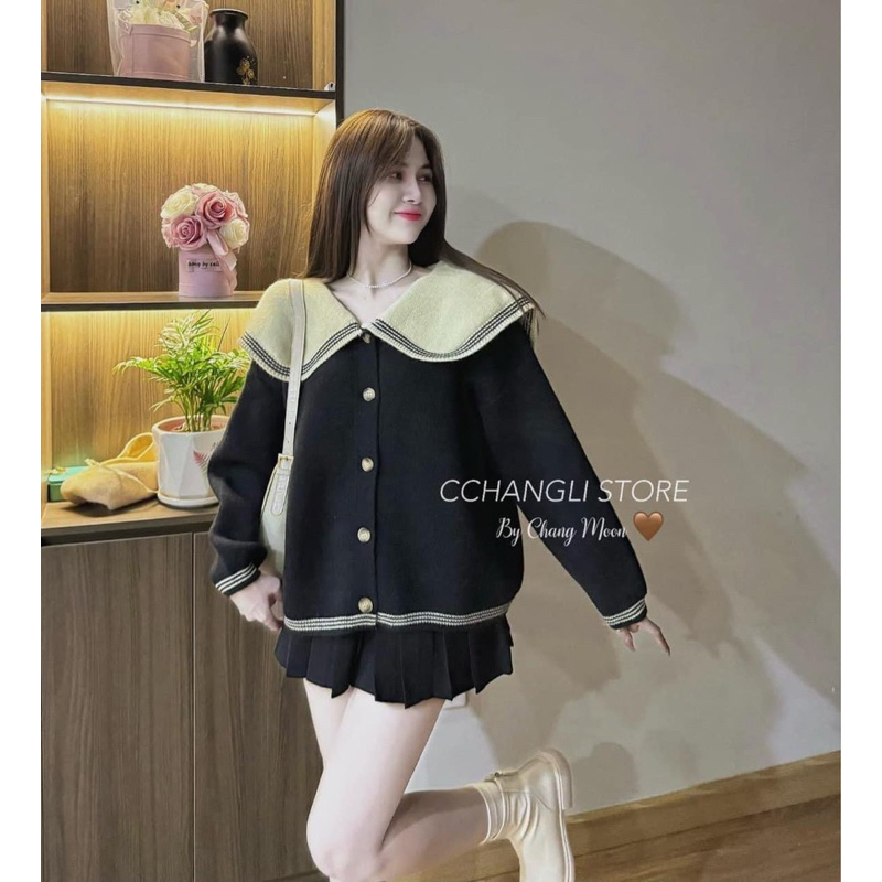 ÁO KHOÁC LEN CADIGAN THUỶ THỦ 2M