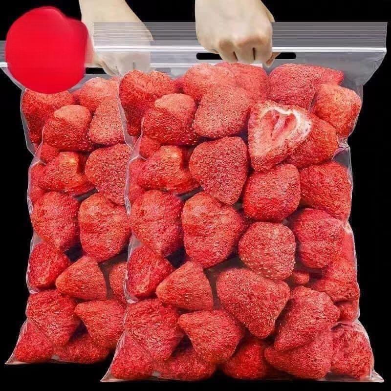 Dâu tây sấy khô dẻo ít chất béo tự nhiên vị trái cây khối lượng 500g hcom519