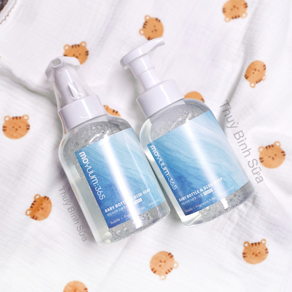 Nước rửa bình Moyuum dạng bọt 500ml và dạng gel 600ml