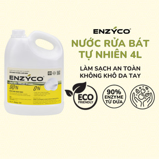 Nước Rửa Bát Sinh Học ENZYCO Hương Cam 4L, Enzyme Từ Dứa