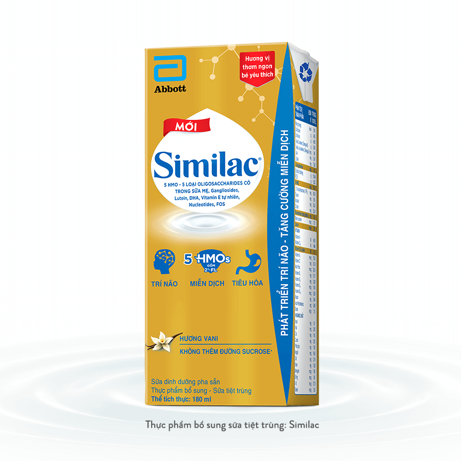 [Date T10/24]Lốc 4 hộp Sữa bột pha sẵn Similac IQ 180ml/hộp