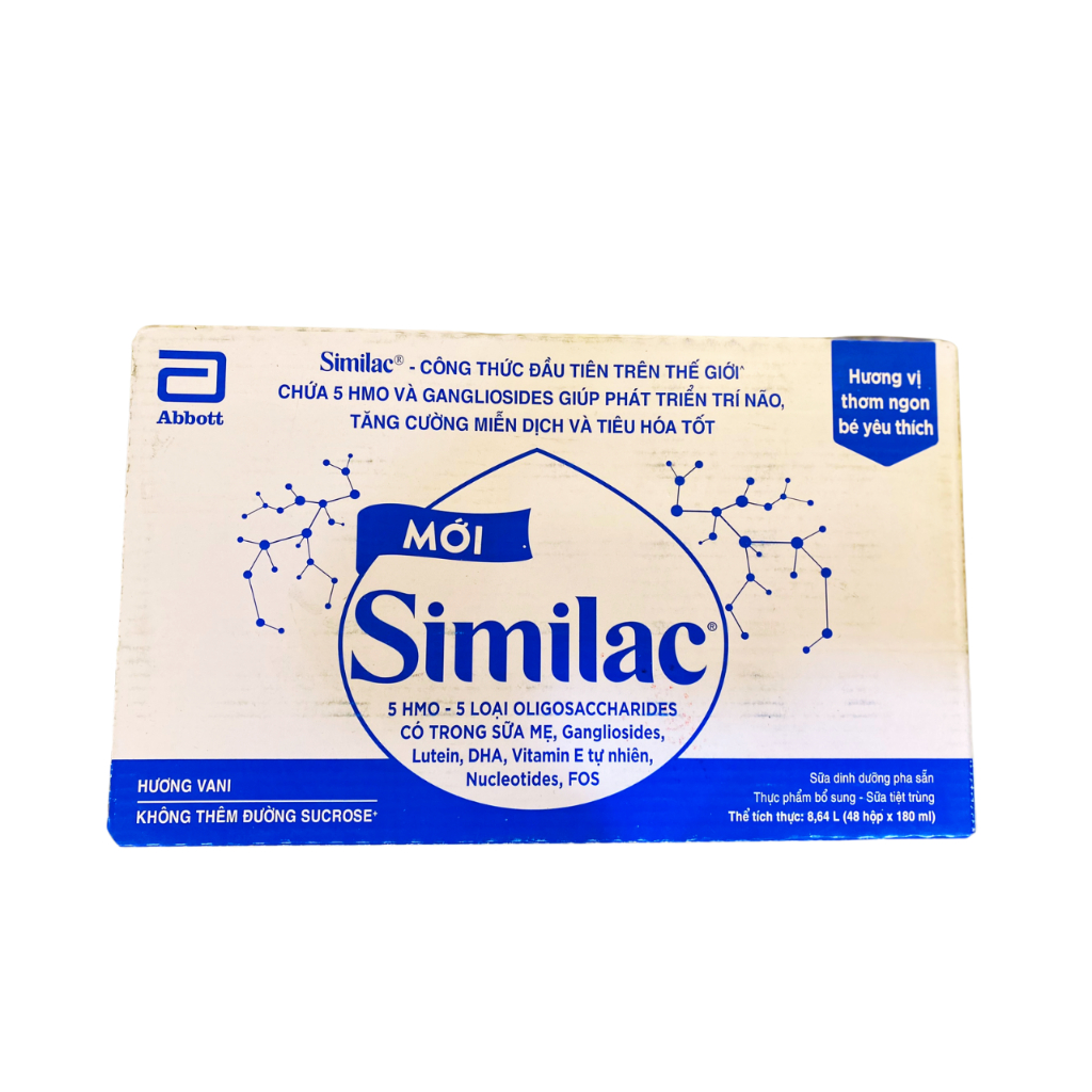 [Date T3/24]Lốc 4 hộp Sữa bột pha sẵn Similac IQ 180ml/hộp