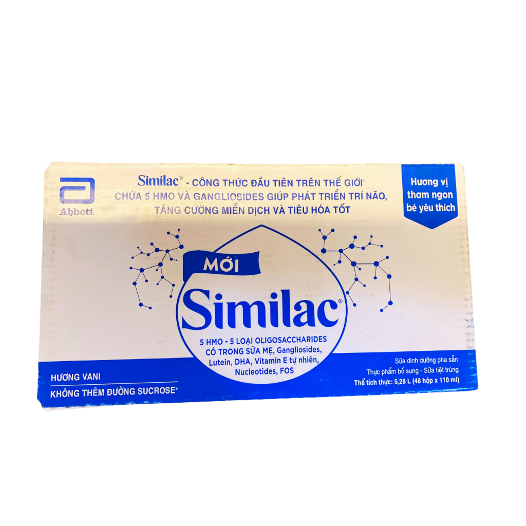 [Date T3/24]Lốc 4 hộp Sữa bột pha sẵn Similac IQ 110ml Dễ Uống