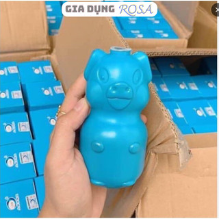 ( XẢ KHO ) Lọ thả bồn cầu khử mùi con lợn tiện lợi cho gia đình AT04