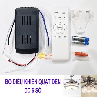 Bộ điều khiển quạt trần có đèn DC 24V 6 số 35W_Chỉ dùng cho quạt cánh cụp, cánh xoè