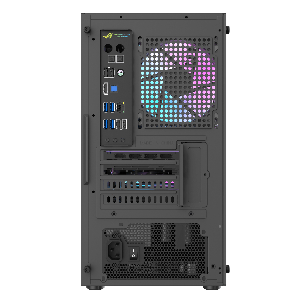 Vỏ case pc mini tower M-ATX Darkflash AL390 mặt kính chính hãng giá rẻ