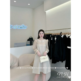 VÁY TAY TƠ CỔ ĐÍNH ĐÁ