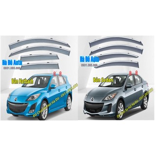 Vè Che Mưa Mazda 3S 2010 2011 2012 2013 2014 ( Bản Hatbach & Sedan ) - Viền Che Mưa Mazda 3S 2010/2014