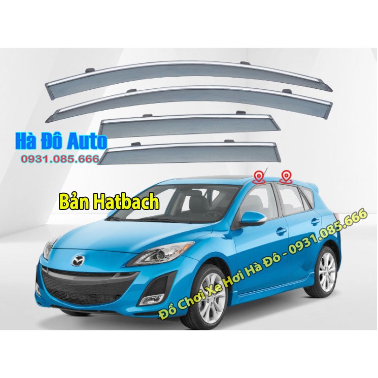 Vè Che Mưa Mazda 3S 2010 2011 2012 2013 2014  - Viền Che Mưa Mazda 3S 2010/2014