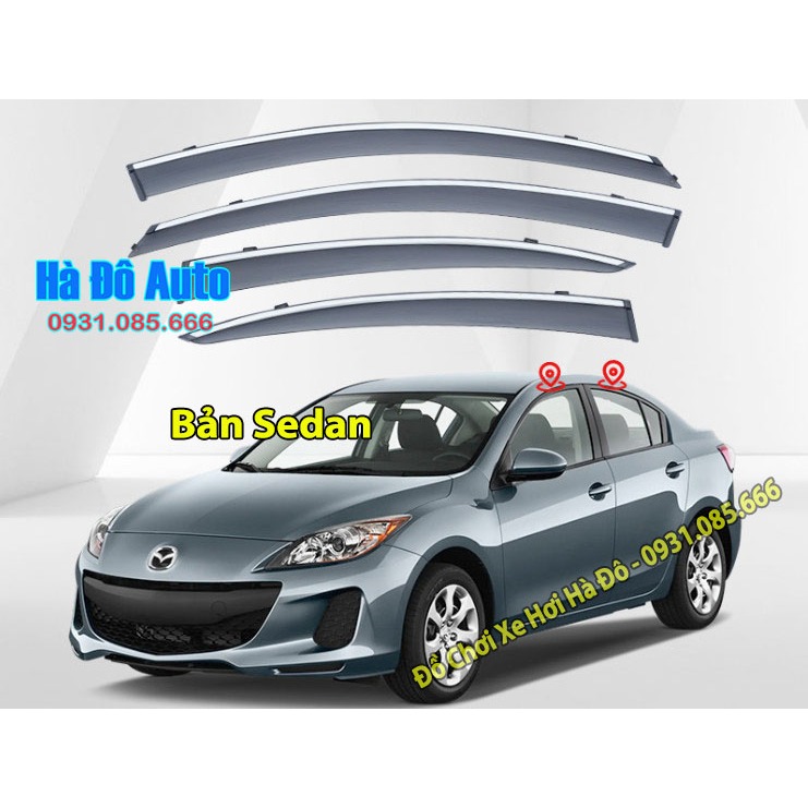 Vè Che Mưa Mazda 3S 2010 2011 2012 2013 2014  - Viền Che Mưa Mazda 3S 2010/2014