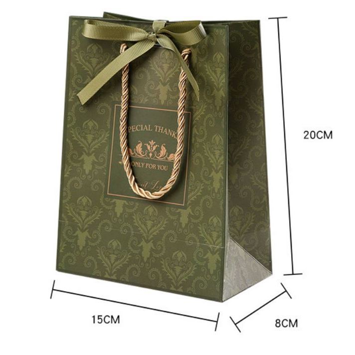 Túi đựng quà cảm ơn kèm nơ ruy băng nhiều màu  - HeBe Store