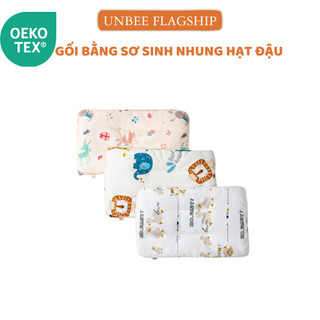 Gối Bằng Sơ Sinh Unbee Vải Xô Muslin Cao Cấp Cho Bé Kích Thước 25 x 38cm Mềm Mịn Thoáng Khí Thấm Hút Mồ Hôi