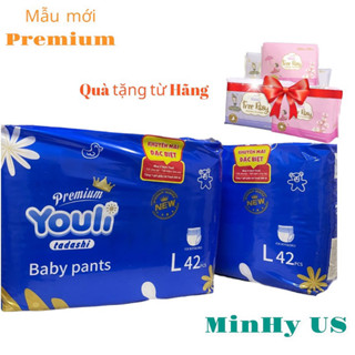   Tặng quà  Tã Bỉm YOULI XANH quần nội địa trung đủ size S108 M92 L84 XL76 XXL72 XXXL68 