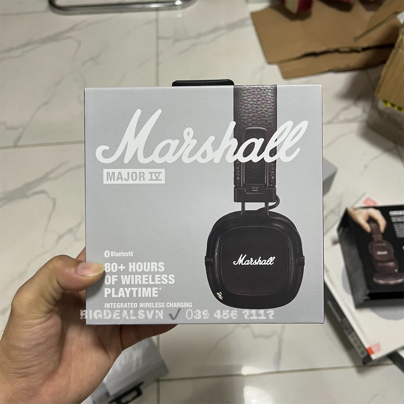 Tai nghe có dây Marshall Major 4 - Chính hãng 100% ✔️ Ảnh thật ✔️ BigDeals VN