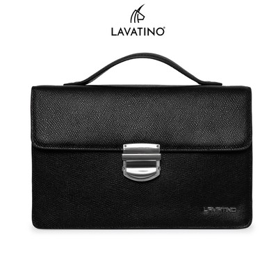 Ví Nam Cầm Tay OTIS Clutch Da Bò Thật Cao Cấp Thiết Kế Quai Xách Chính Hãng LAVATINO - CLB19