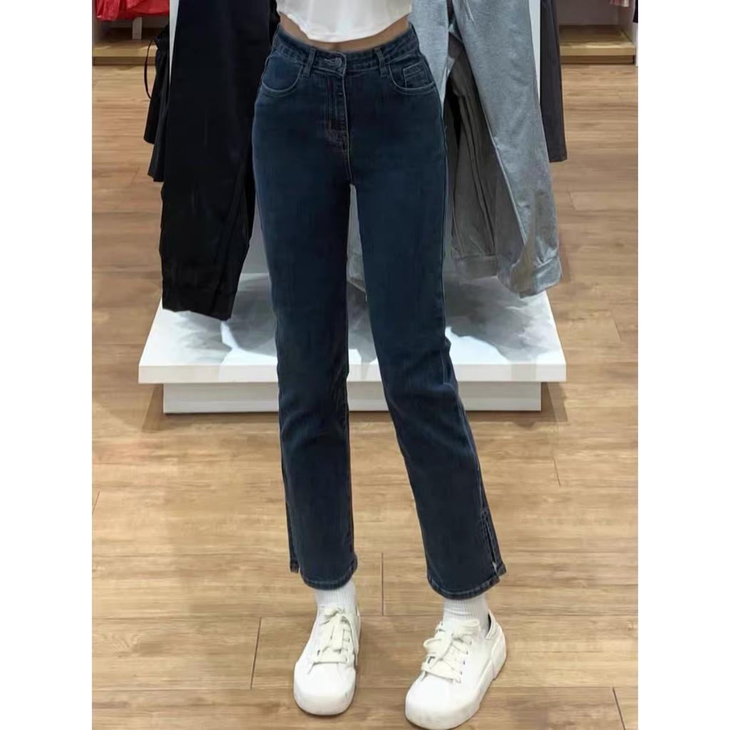 Quần Bò Nữ Ống Đứng, Quần Jeans Nữ Ống Đứng Chất Đẹp Mặc Đi Học Đi Làm Cực Đẹp L34