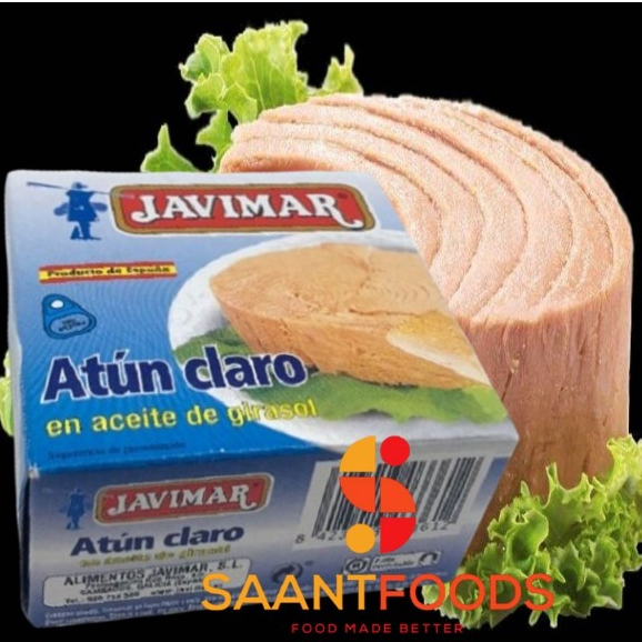 Cá Ngừ Vây Vàng Ngâm Dầu Hướng Dương Javimar (Hộp) - 52g