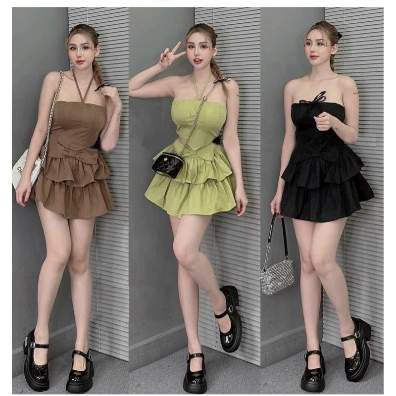 Sét bộ yếm quần váy