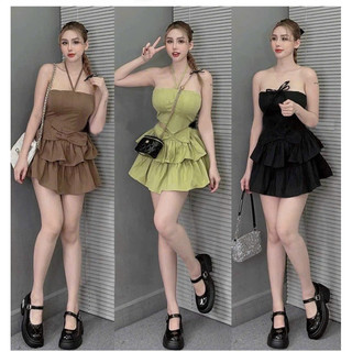 Sét bộ yếm quần váy
