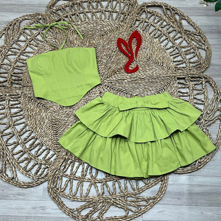Sét bộ yếm quần váy