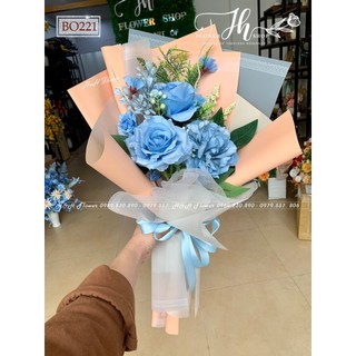 Bó Hoa Lụa Xinh Xắn Giá Rẻ  - HOA LỤA HOA GIẢ CAO CẤP HÀ NỘI