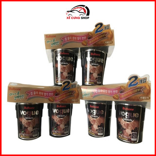 Cặp 2 Cốc sáp Thơm Cafe ô tô dạng cốc Bullsone Vogue chuẩn Hàn Quốc đặt trên xe hơi, hương cafe nhẹ nhàng.