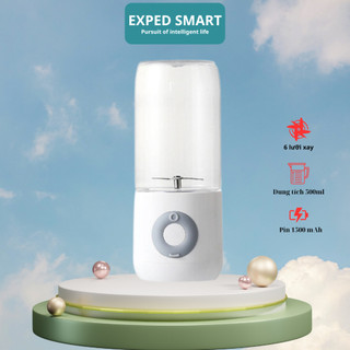 Máy Xay Sinh Tố Cầm Tay 6 Lưỡi EXPED SMART , Đa Năng, Dung Tích 500ml, Công Suất Mạnh, An Toàn Tuyệt Đối Khi Sử Dụng