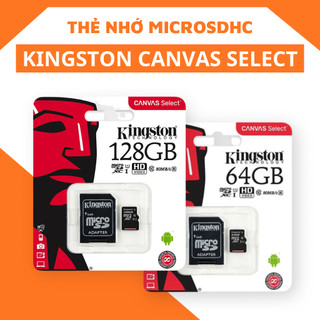 Thẻ nhớ Kingston Micro SDHC Canvas Select 100R - Thẻ nhớ chính hãng giá rẻ cho máy tính, camera