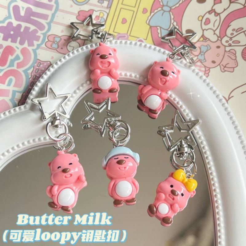 Móc khoá charm loopy cute