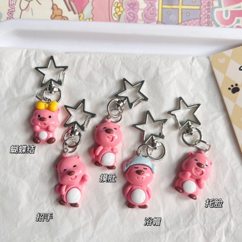 Móc khoá charm loopy cute