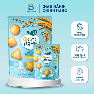 Bánh Ăn Dặm Fruto Nyanya Nga Cho Bé Từ 6 Tháng gói 120gr và 50gr