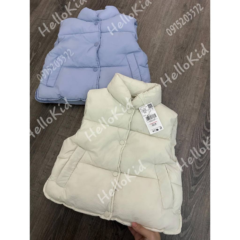 Áo gile phao hot trend mng bé gái