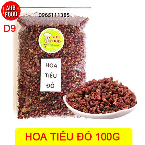 Hoa Tiêu Đỏ Tứ Xuyên 100g - Hạt tiêu, hạt tê