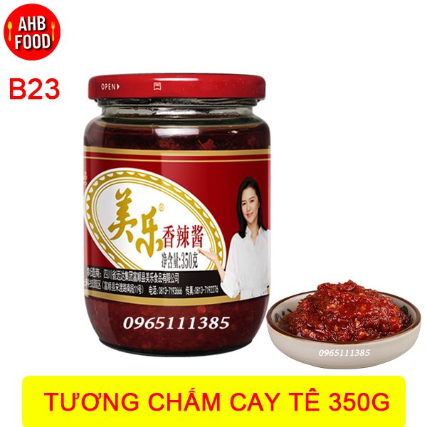 Sốt Ớt Chưng Cay Tê 350g - Tương Chấm Cay Tê