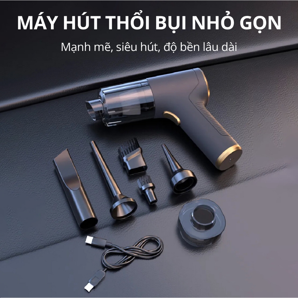 Máy Hút Thổi Bụi Không Dây MK367 kèm phụ kiện hút bụi