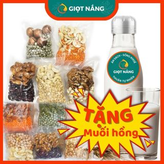 Set Hạt nấu sữa mix sẵn dinh dưỡng 500g đồ ăn vặt mẹ bầu và ăn dặm cho bé từ Nông sản Giọt Nắng