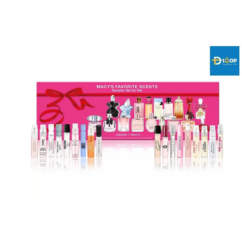 Set 18 vial nước hoa đến từ các thương hiệu lớn nổi tiếng thế giới