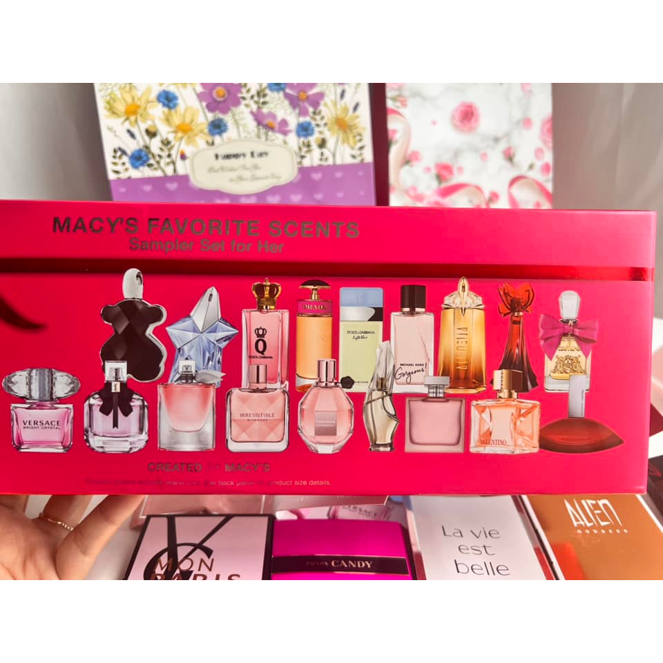 Set 18 vial nước hoa đến từ các thương hiệu lớn nổi tiếng thế giới