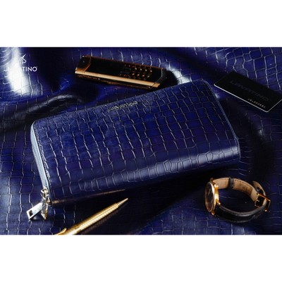 Ví Nam Cầm Tay CHARLESS Clutch Da Bò Thật Cao Cấp Thiết Kế 2 Khoá Chính Hãng LAVATINO - CLB17